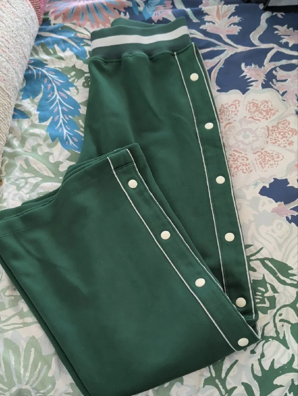 Carly Jean Los Angeles Pickleball Track Jacket and Pants Set with Cream Trim